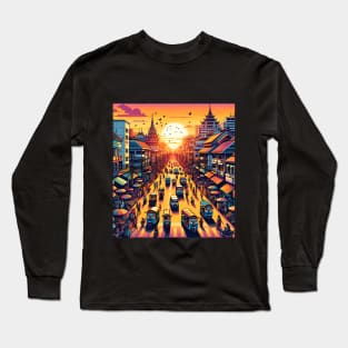 Sunset in Asia Long Sleeve T-Shirt